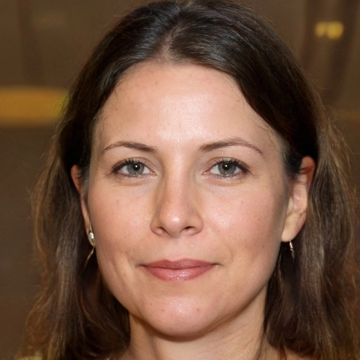 Zufriedene Kundin nach dem Styling im Salon